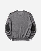 Elbow Patch Crewneck Sweater