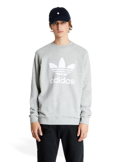 Суитчър adidas Originals Trefoil Crew Medium Сиво | H06650