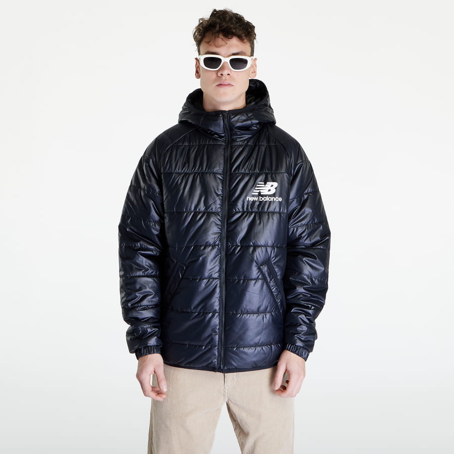 Пухо яке New Balance Athletics Winterized Short Synthetic Puffer Черно | MJ13513BK, 0