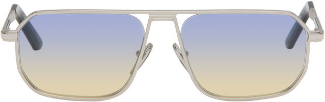 Aviator Metal Frame Gradient Lens Sunglasses