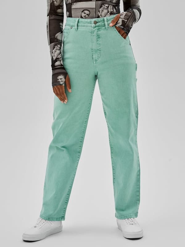 Дънки GUESS Originals Cargo Pant Зелено | W1BG10FRIEN, 0