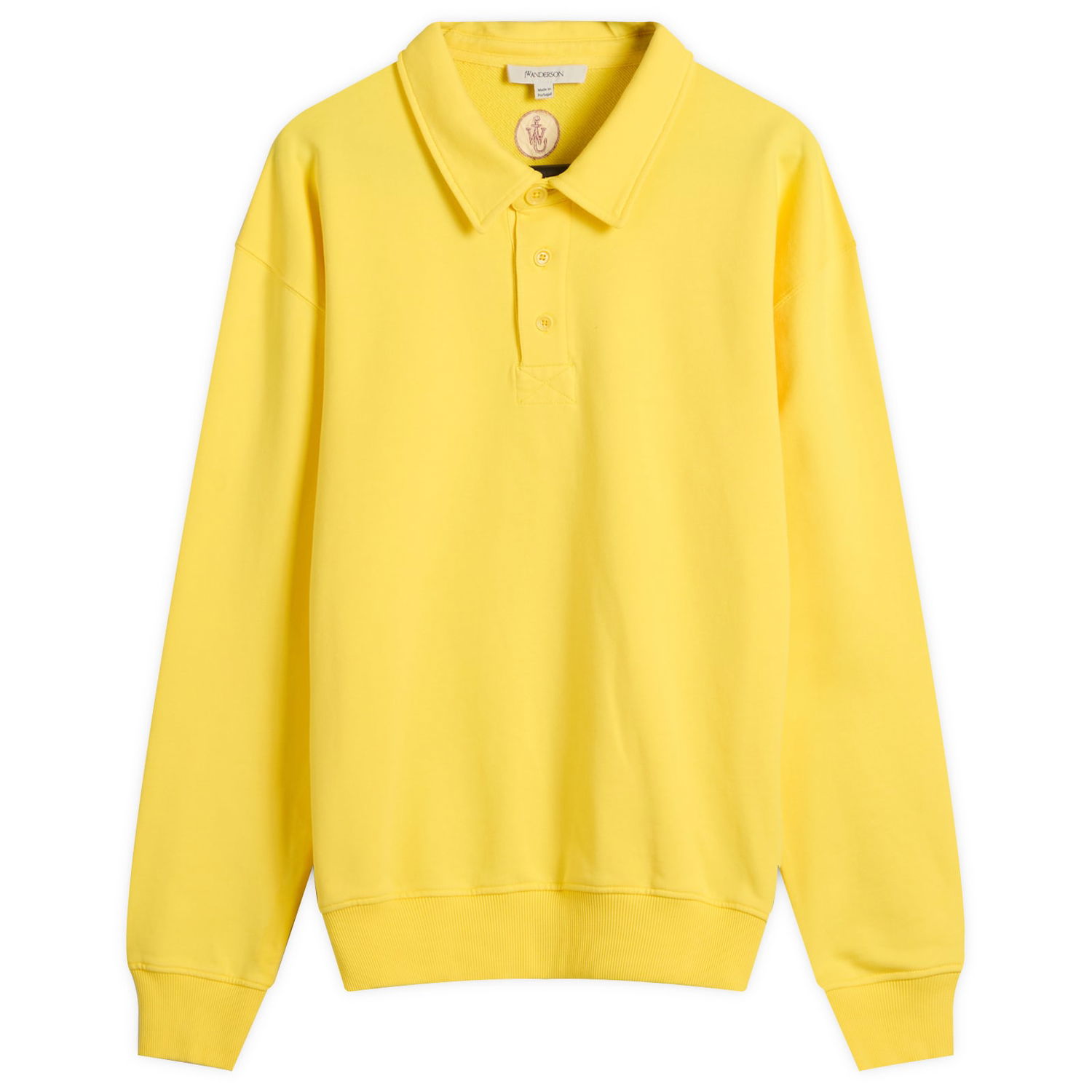 Суитчър JW Anderson JW Anderson Rugby Polo Sweatshirt Жълто | JO0275-PG1632-207, 1