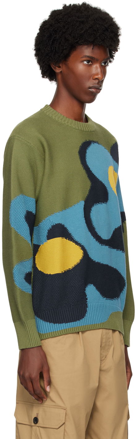 Пуловер Paul Smith PS Paul Smith Knitted Crewneck Sweater Зелено | M2R-961Y-N22152-34, 1