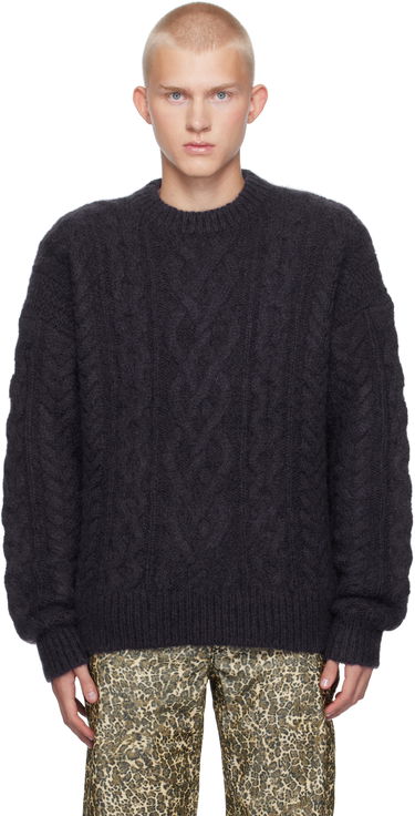 Пуловер ISABEL MARANT Isabel Marant Erick Cable Knit Sweater Сиво | PU0542HA-B3L07H, 0