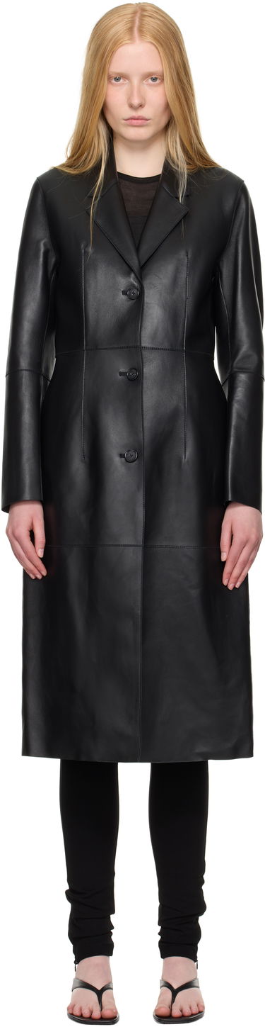 Палта TOTEME TOTEME Slim Leather Coat Черно | 252-WRO0191-LE0056, 0