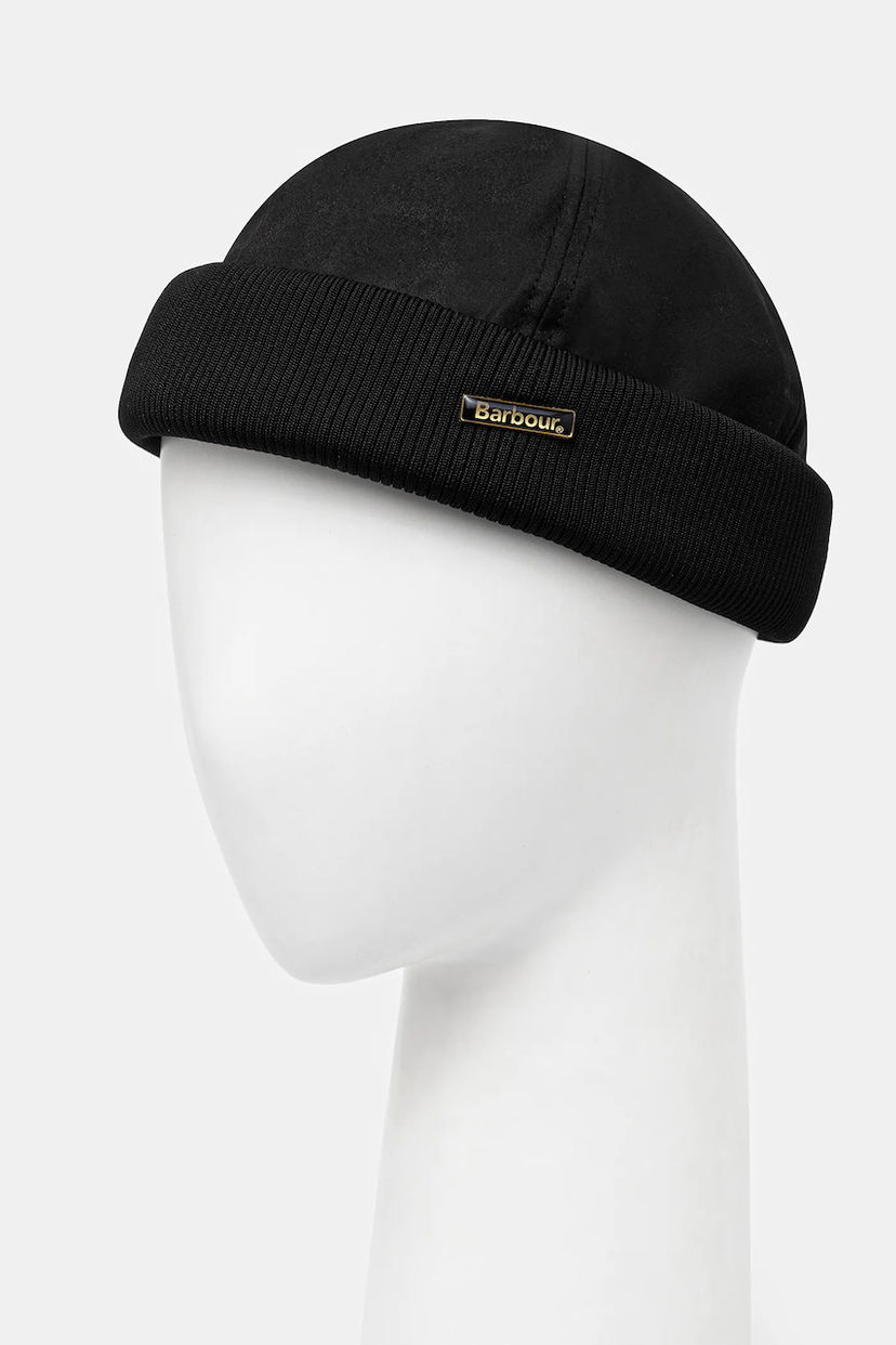 Шапка Barbour Barbour Oakmoor Wax Docker Hat Черно | MHA0918BK11