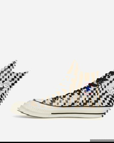 Кецове и обувки Converse Chuck 70 Glow-In-The-Dark Zebra Print Бежово | A15032C, 3