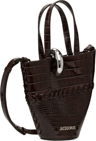 Голяма пазарска чанта Jacquemus Jacquemus 'The Small Bambola' Tote Кафяво | 25E243BA389-4301, 1