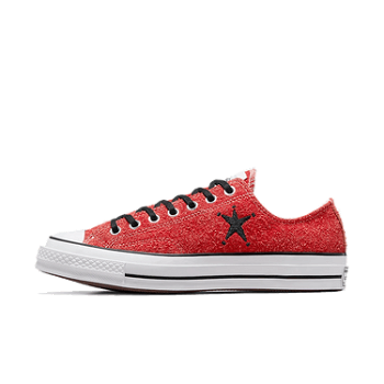 Converse Stussy x Chuck 70 Low "Poppy Red" A07664C