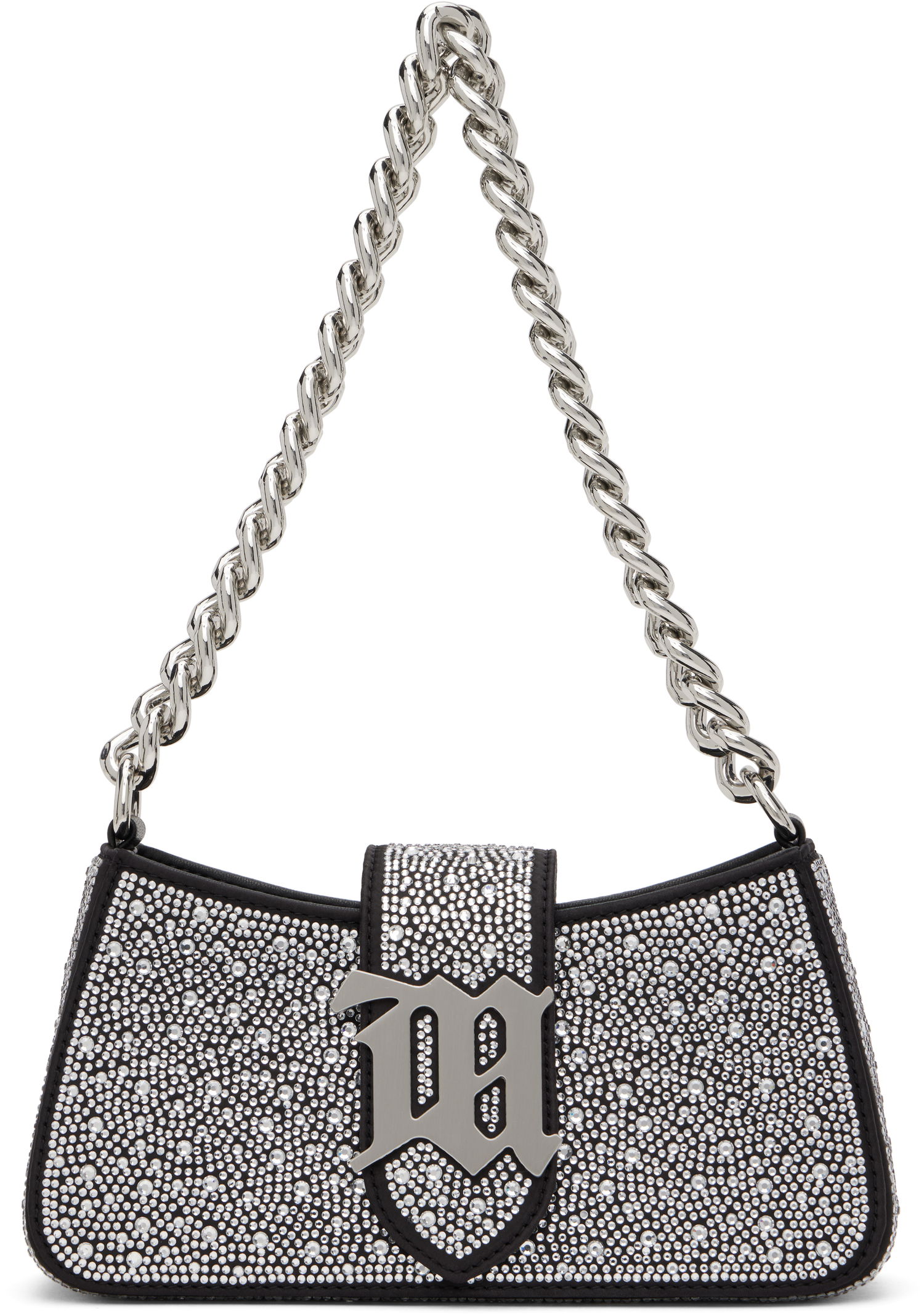 Дамска чанта MISBHV MISBHV Mini Crystal Shoulder Bag Черно | 250A412, 0