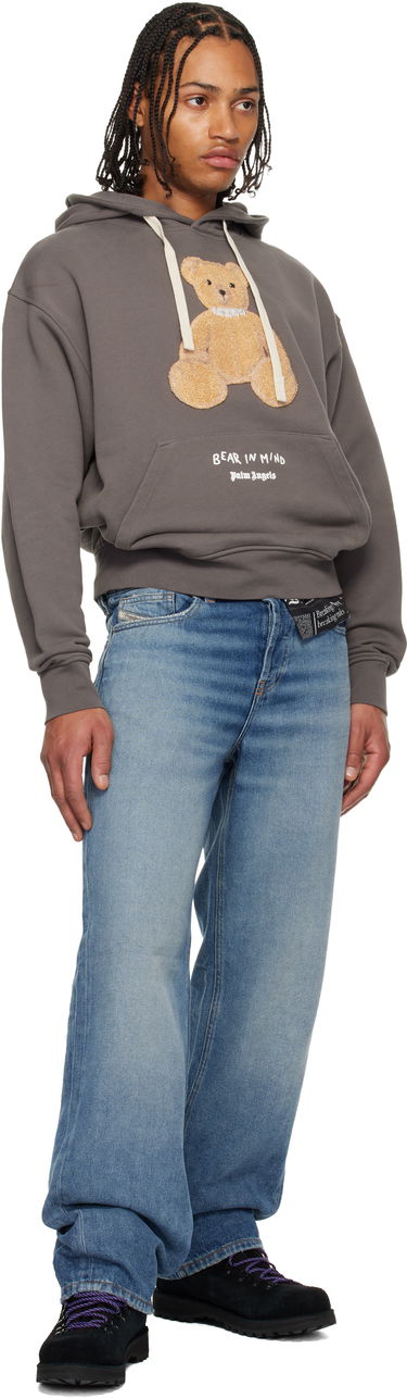 Суитчър Palm Angels 'Bear In Mind' Hoodie Сиво | PMBB17DF25FLE0040760, 3