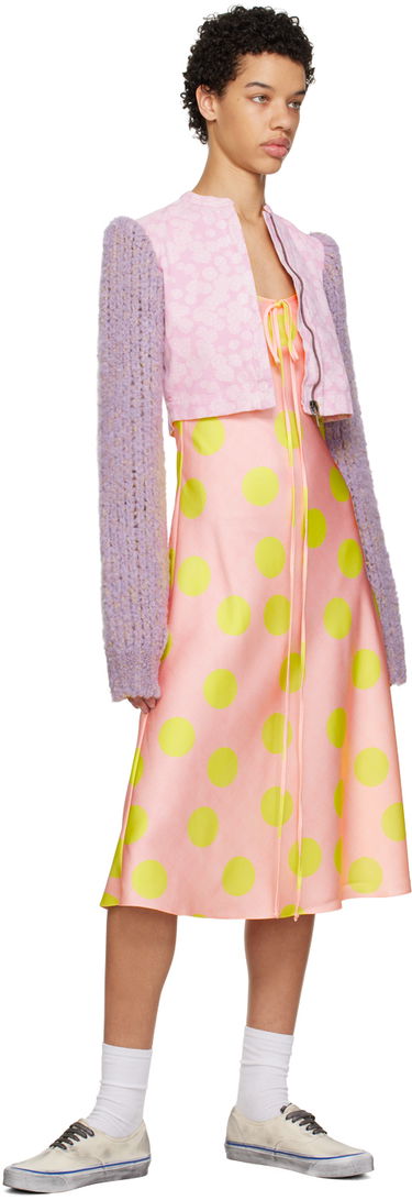 Pокля ERL ERL Floral Cropped Jacket Розово | ERL06J103, 3