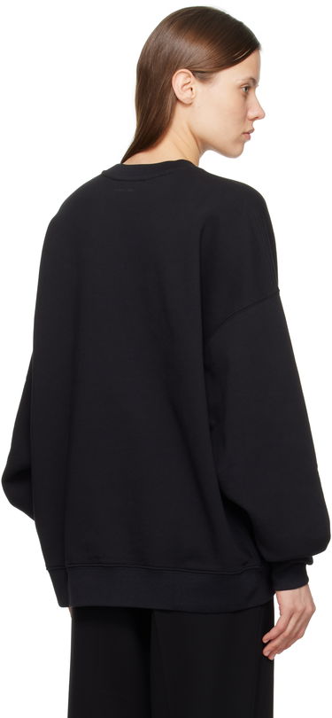 Пуловер Anine Bing Anine Bing Miles Oversized Letterman Sweatshirt Черно | A-08-10074-BLK1, 2