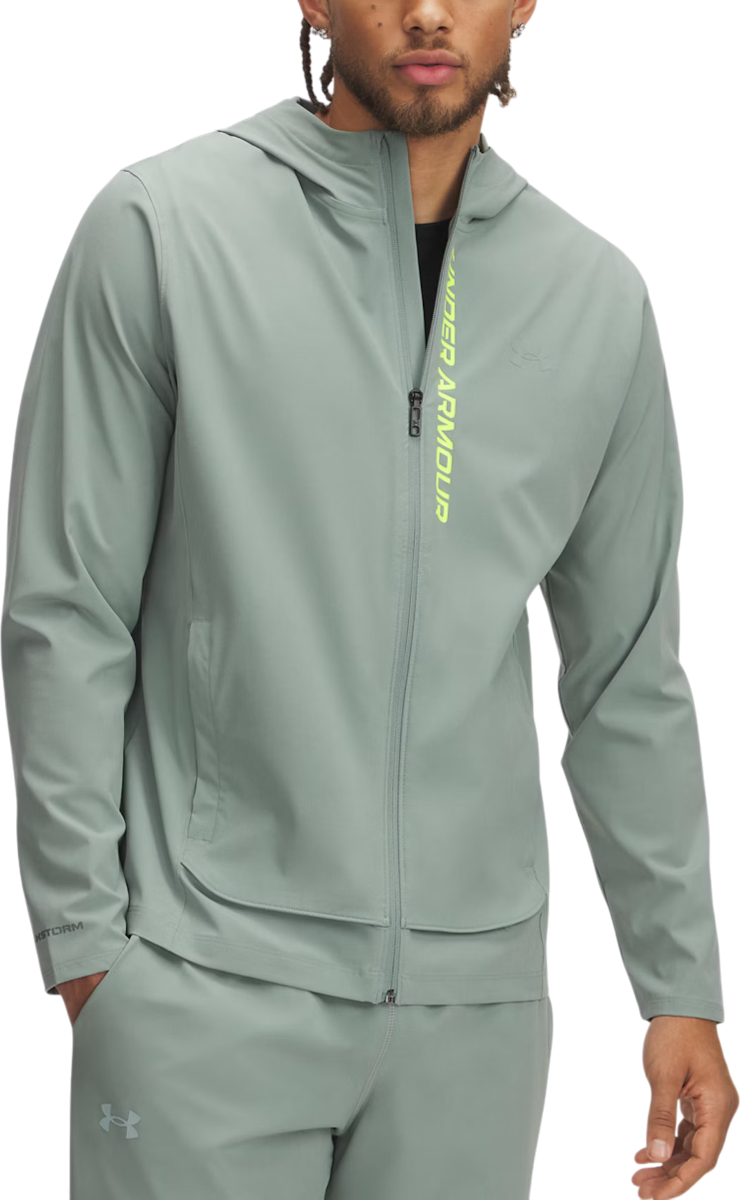 Суитчър Under Armour OutRun the STORM Hooded Jacket Зелено | 1376794-348, 0