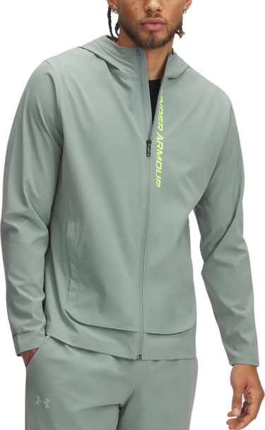 Суитчър Under Armour OutRun the STORM Hooded Jacket Зелено | 1376794-348, 0