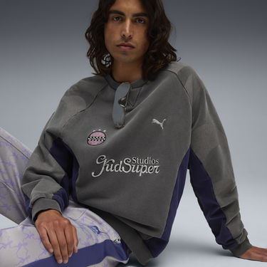 Суитчър Puma Puma x KidSuper Studios Men's Sweatshirt Сиво | 632364_01, 5