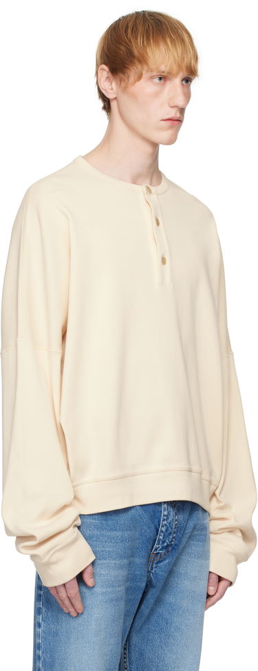 Суитчър The Row The Row Greto Henley Sweatshirt Бежово | 945-K660, 1