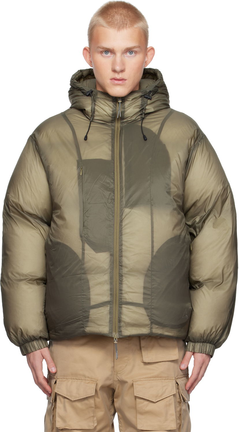 Пухо яке ROA Smooth Down Puffer Jacket Зелено | RBMW0237FA184