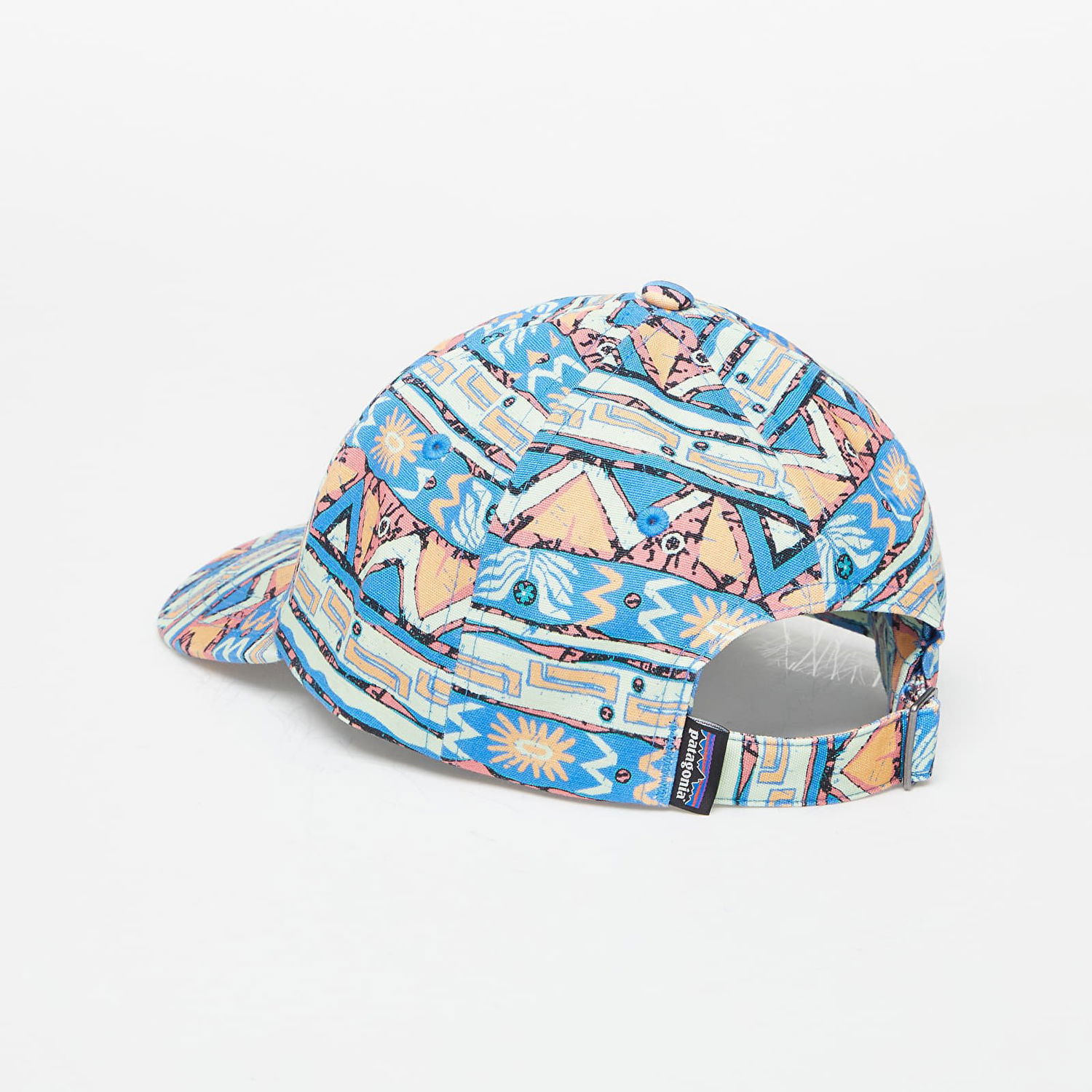 Шапка с козирка Patagonia Cap P-6 Label Trad Cap High Hopes Geo Small: Salamander Green Многоцветен | 38296 HGSS, 1