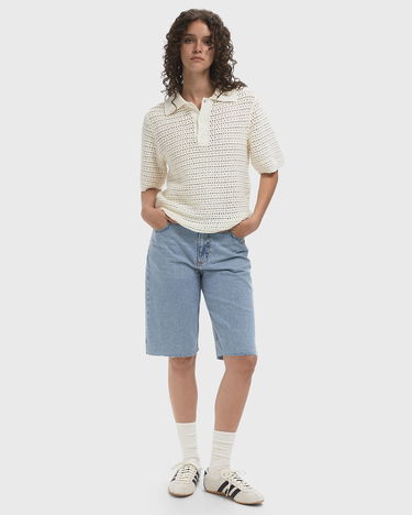 Къси панталони envii Enbree Straight Denim Shorts Синьо | E25200092-CLR000390, 1