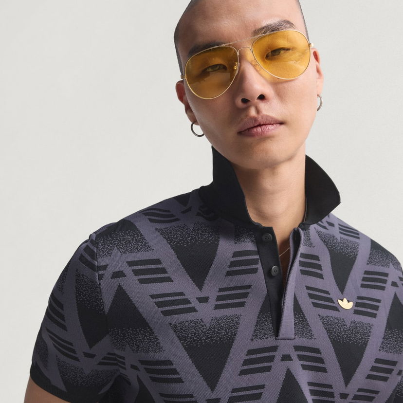 Поло тениска adidas Performance BRUISED BANANA FULLY FASHION KNIT POLO Многоцветен | KC9096