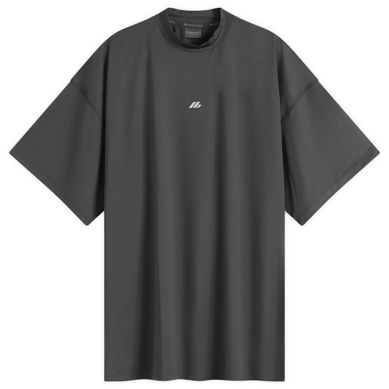 Тениска Balenciaga Men's Technical Mesh Short Sleeve T-Shirt in Black/Reflective, Size Small | END. Clothing Черно | 793288-4E3B3-1081, 0