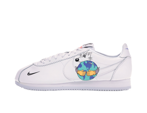 Кецове и обувки Nike Steve Harrington x Cortez Flyleather QS "Earth Day" Бяло | CI5548-100