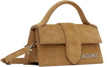 Дамска чанта Jacquemus Jacquemus 'The Bambino' Suede Shoulder Bag Кафяво | 25E213BA006-3243, 4