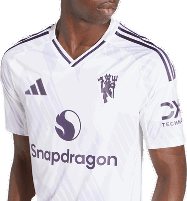 Фланелка adidas Originals Manchester United Away Jersey 2025/26 Бяло | ji7423, 2