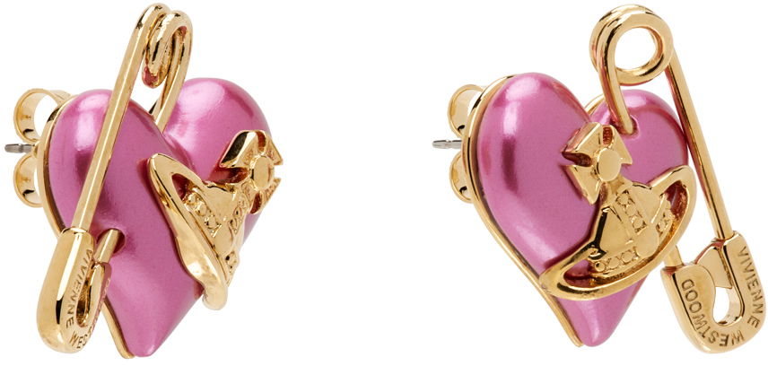 Обеци Vivienne Westwood Orietta Earrings Розово | 6201032K-02R636-IM, 1