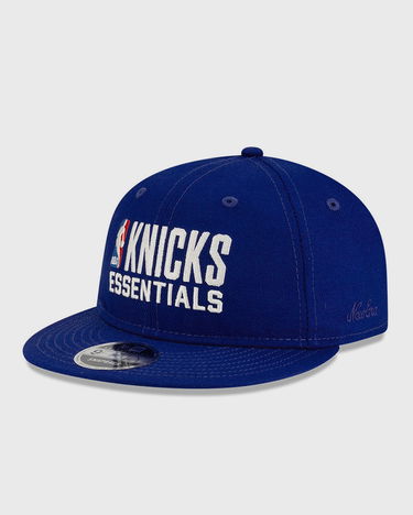 Шапка с козирка New Era Fear of God X 59FIFTY Retro Crown Flat New York Knicks Essentials Cap Синьо | 60792603, 1