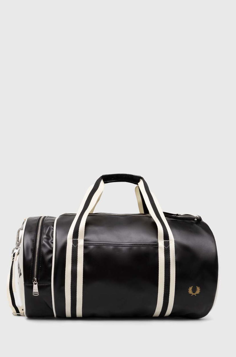 Чанта за пътуване Fred Perry Classic Barrel Bag Черно | L7255.D57