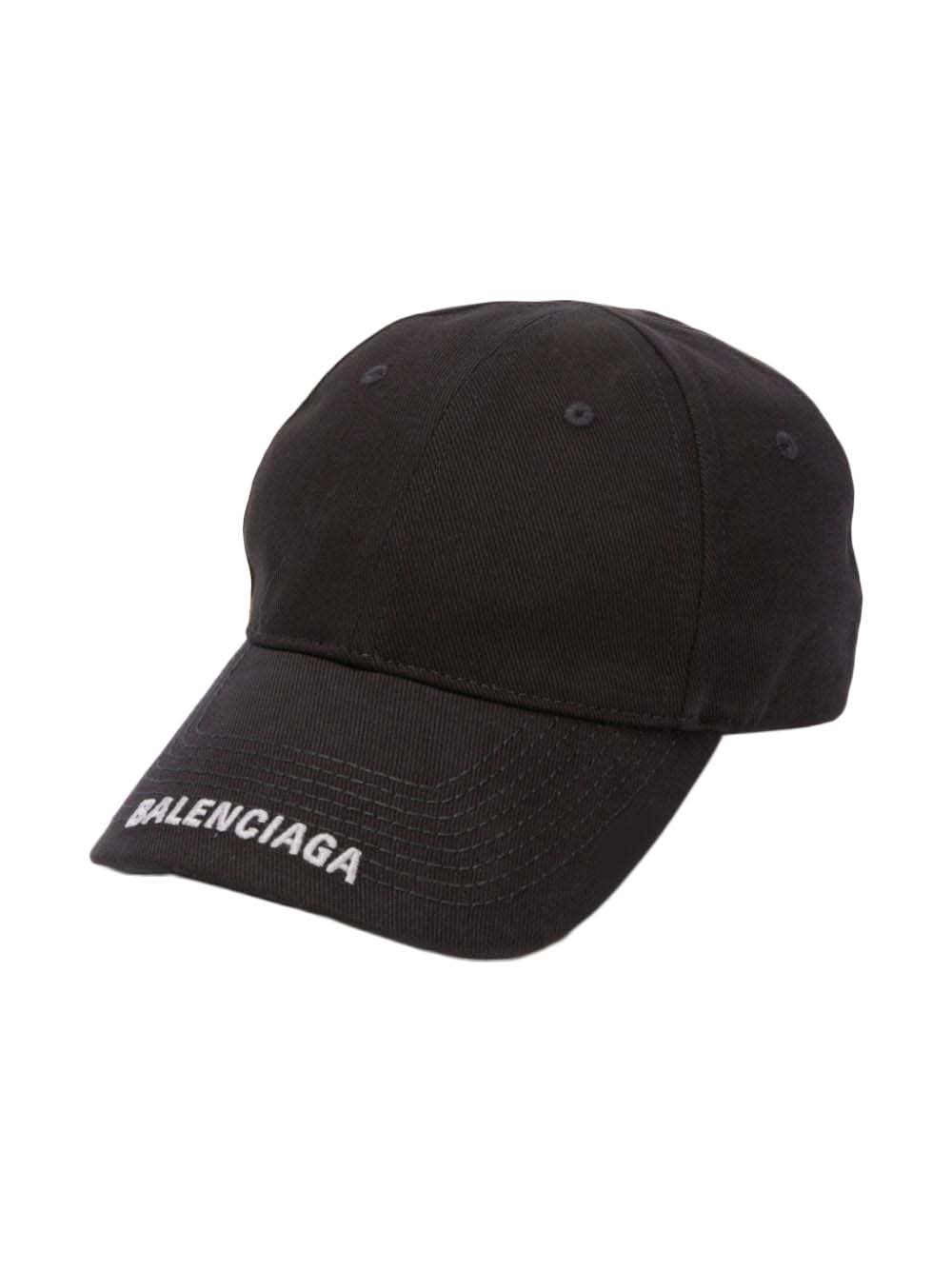 Шапка с козирка Balenciaga Logo-Embroidered Cap Черно | 617140410B21062, 0