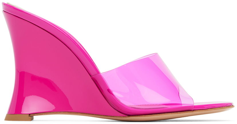 Аксесоари Gianvito Rossi Gianvito Rossi Futura Wedge Mules Розово | G16210.95RIC.GSV