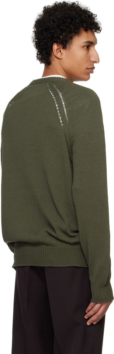 Пуловер Jil Sander Jil Sander Seamless Sweater Зелено | J22GP0237_J15432, 2
