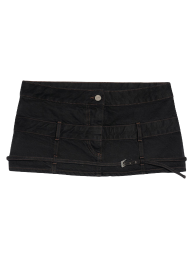 Пола Jacquemus La Mini De Nîmes Criollo Mini Skirt Черно | 233DE027-1016-99B