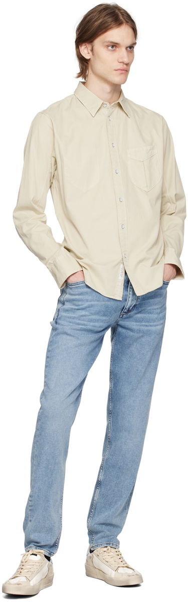 Риза rag & bone Rag & Bone Arrow Shirt Бежово | MBW23SA381TGML, 3