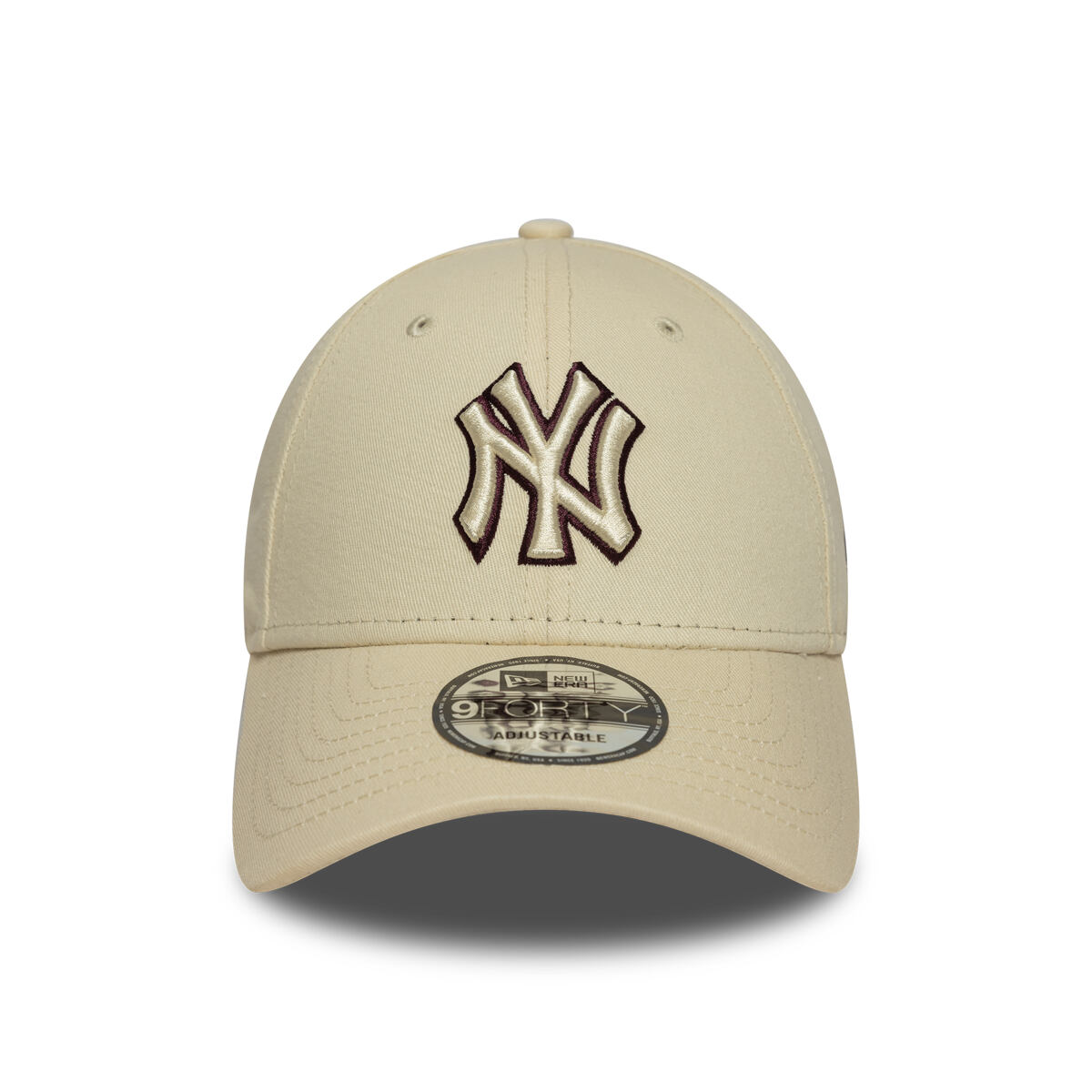 Шапка с козирка New Era New Era MLB Team Outline 9FORTY NY Yankees Adjustable Cap Бежово | 60691405, 1