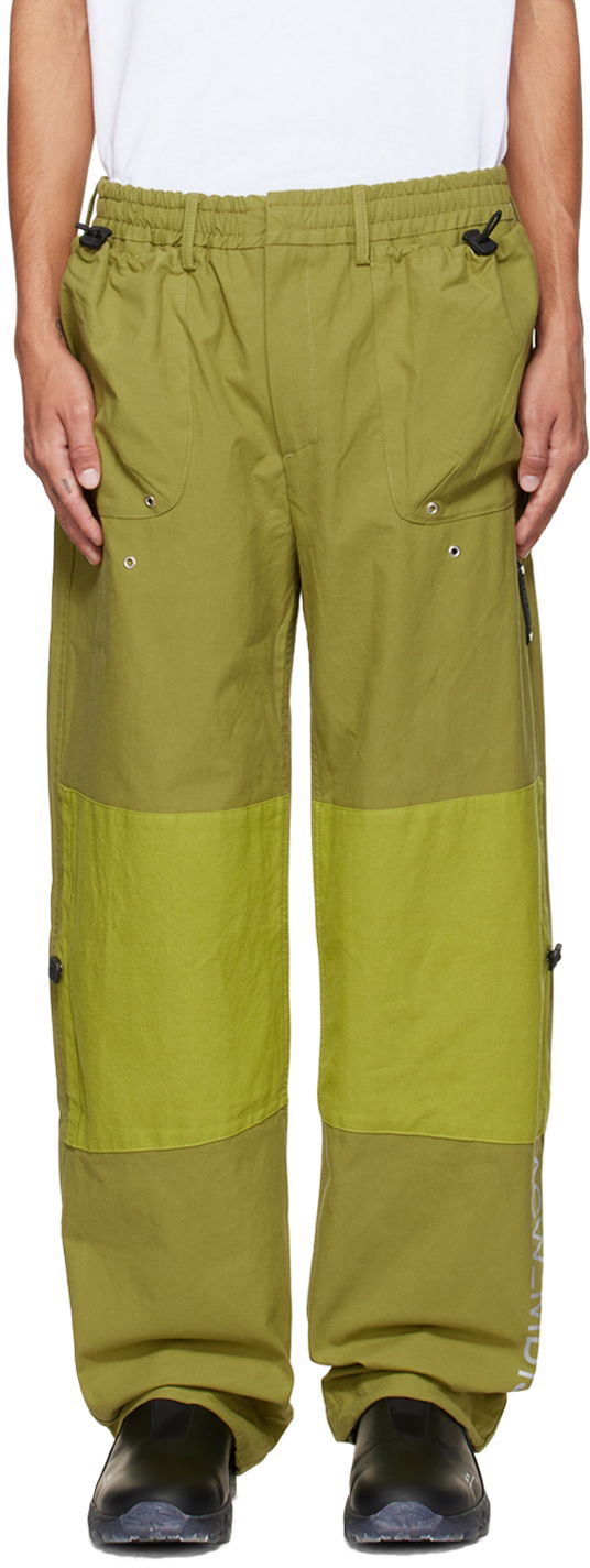 Панталони A-COLD-WALL* Paneled Trousers Зелено | ACWMB136, 0