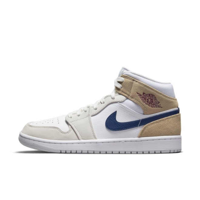Кецове и обувки Jordan Air Jordan 1 Mid "Tan Suede" Бежово | DO6726-100, 0