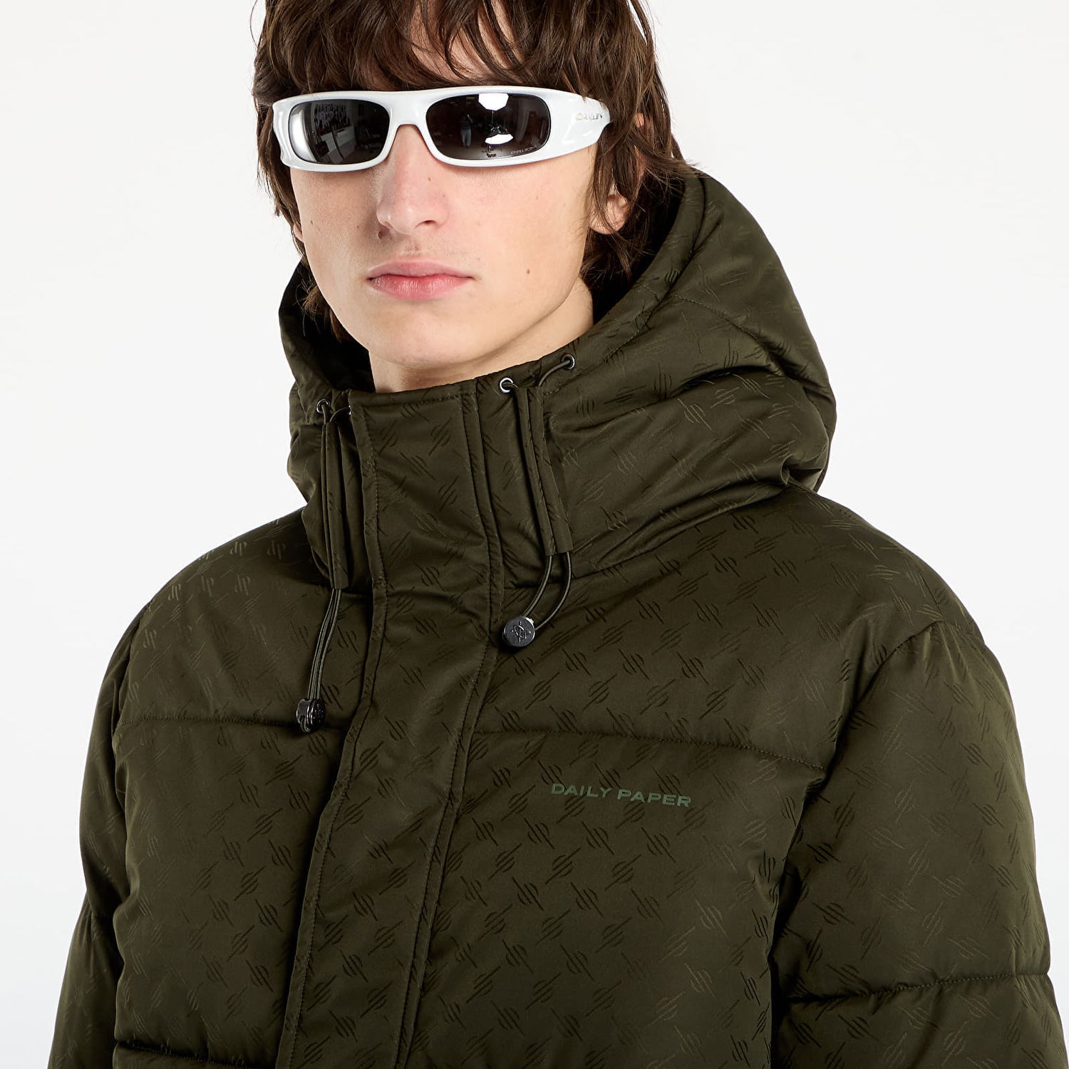 Пухо яке DAILY PAPER Monogram Puffer Jacket Зелено | 2524008, 1