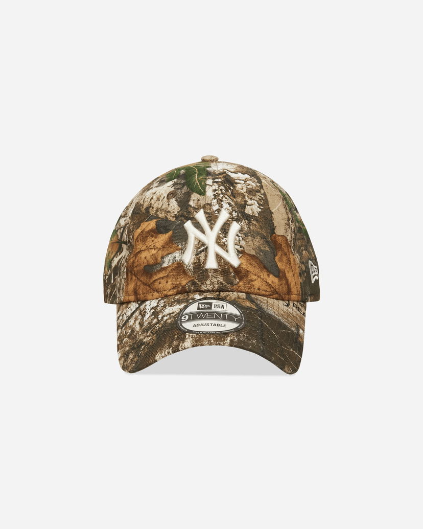 Шапка с козирка New Era New York Yankees Washed Real Tree 9TWENTY Adjustable Cap Кафяво | IH38 999