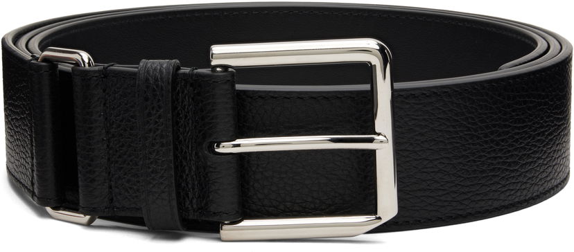 Колани Givenchy Grained Leather Buckle Belt Черно | BK407HK18A001