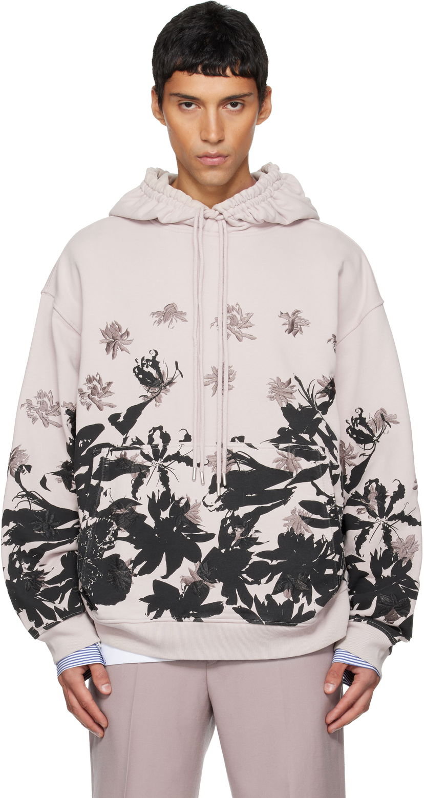 Суитчър Dries Van Noten Dries Van Noten Embroidered Floral Hoodie Многоцветен | 252-021141-2613