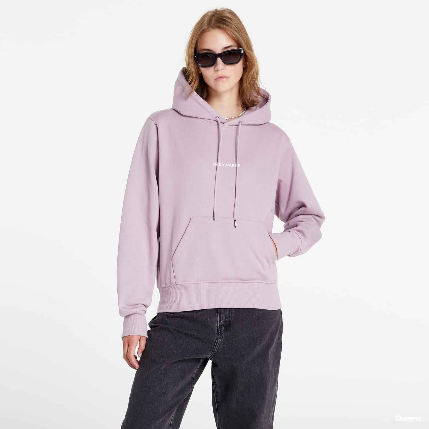Суитчър DAILY PAPER Evvie Type Hoodie Лилаво | 2222010, 0