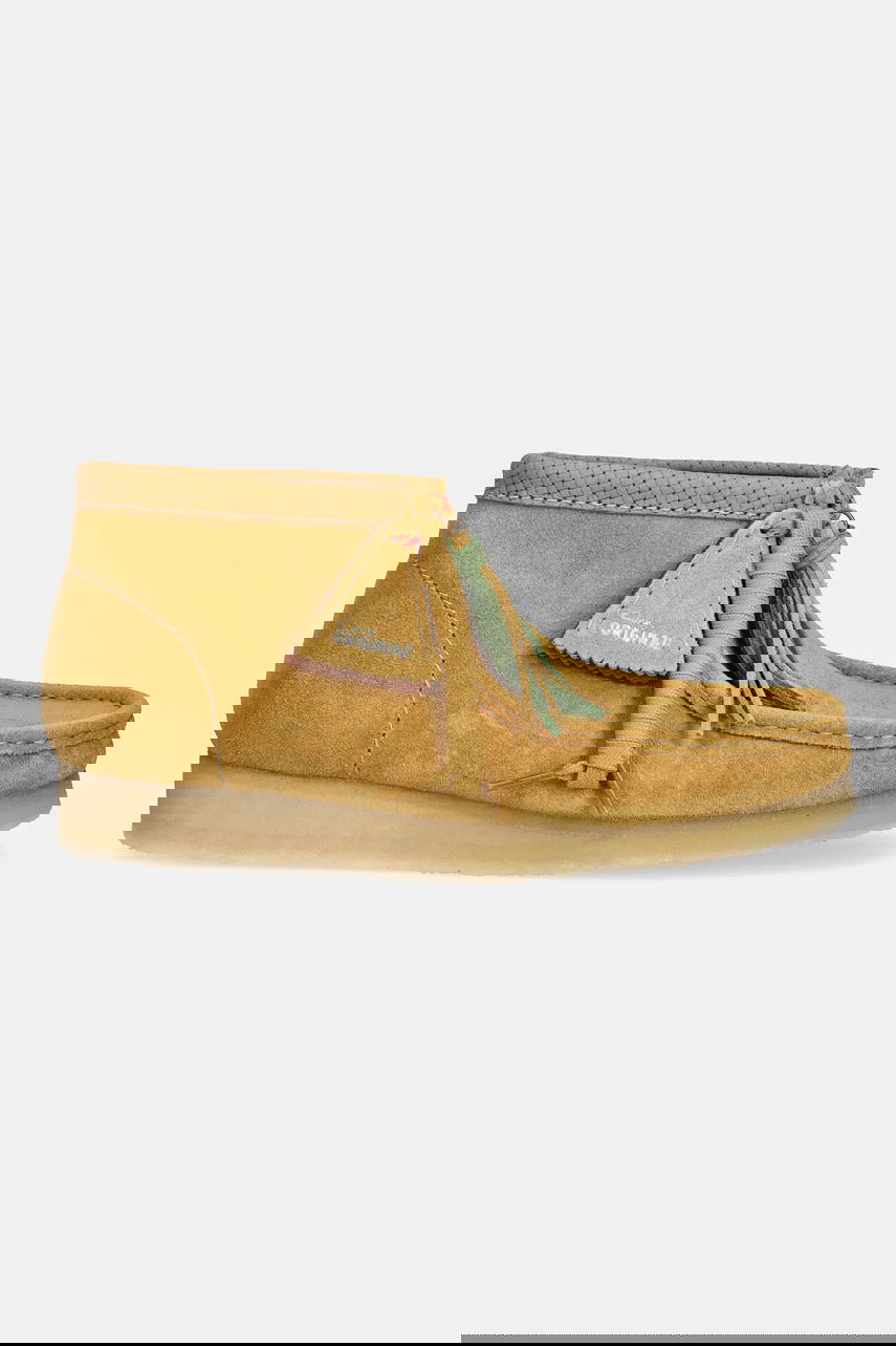 Кецове и обувки Clarks Originals Suede Wallabee Boot Бежово | 26181131, 1