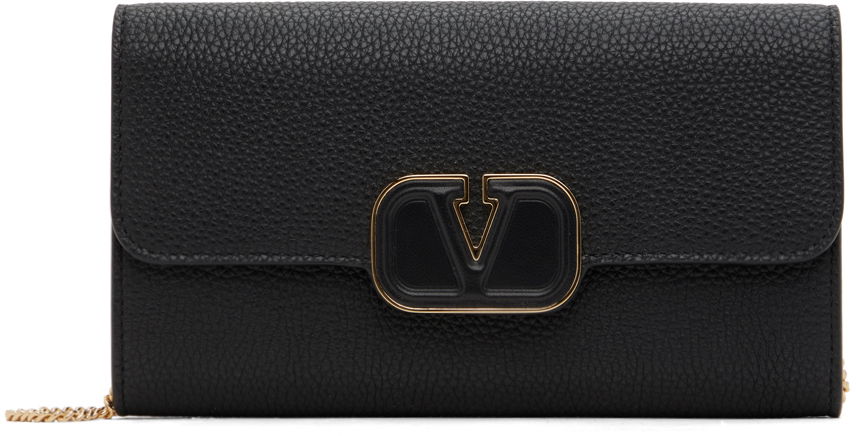 Дамска чанта Valentino Garavani VLogo Signature Wallet Bag Черно | 4W2P0AA8LFN, 0