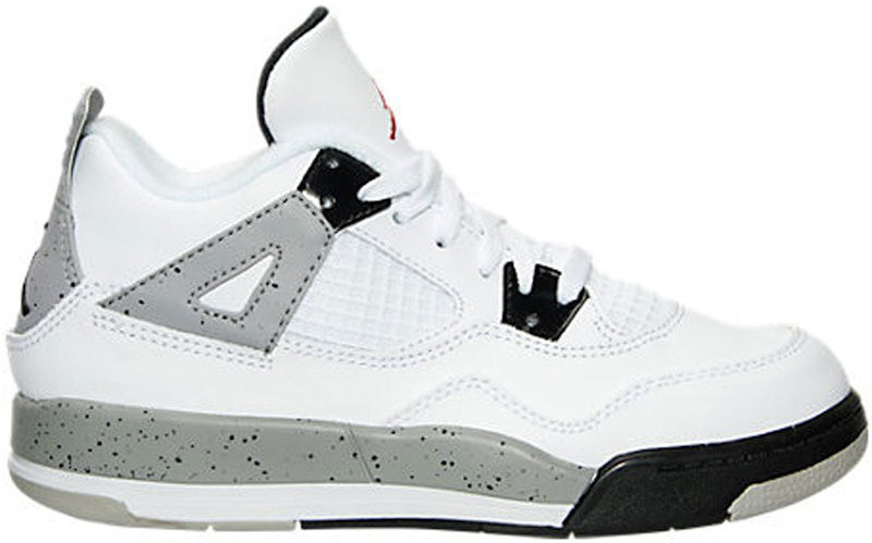 Кецове и обувки Jordan Jordan 4 Retro White Cement 2016 PS Бяло | 308499-104, 0