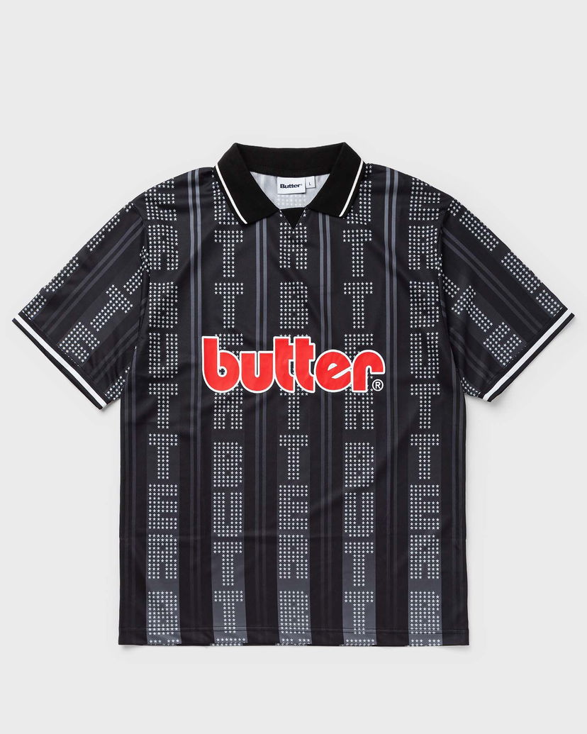 Поло тениска Butter Goods Goods City Black Jersey Черно | P15540