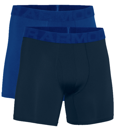 Боксерки Under Armour Tech Mesh 6in 2-pack Boxers Тъмно синьо | 1363623-400, 0